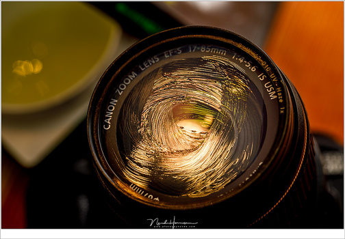 Being creative, making a soft focus lens by applying some Vaseline to the filter.