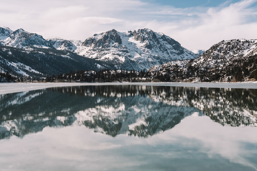 A winter landscape shot on the X-T30 A winter landscape shot on the X-T30