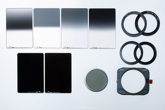 The complete Kase filterset I have at this moment. A great set of filters for the years to come. I can recommend Kase for every enthusiast landscape photographer.