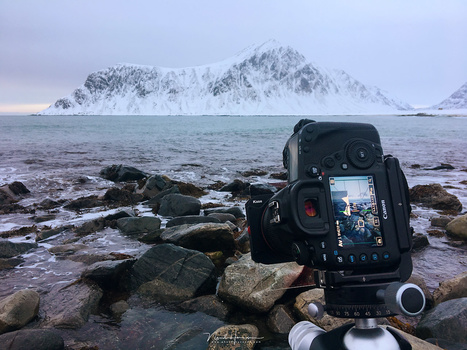 Photographing at a famous beach at Lofoten. Working with the Kase filter system was lots of fun, easy and the results were perfect.