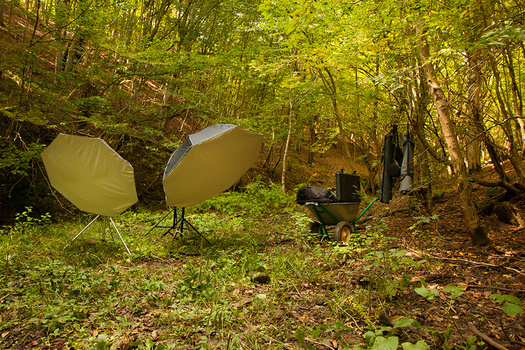 Gear on a remote location Gear on a remote location