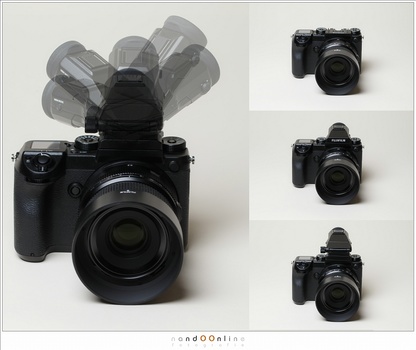 The Fujifilm GFX shows a part of the possibilities of the EVF.