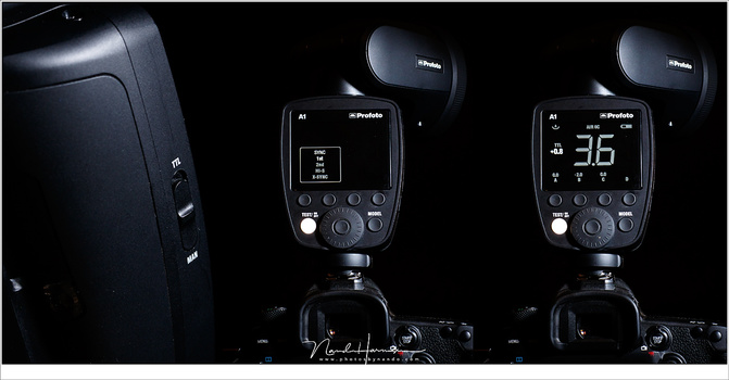 The ridiculous expensive Profoto A1 flashgun. But it works seamingly with the other Profoto flashes. I no longer had to use two separate flash systems. I can even use the A1 as a trigger, if necessary.