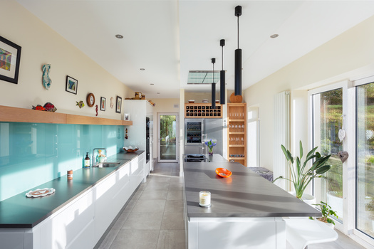 professional photography of a contemporary kitch