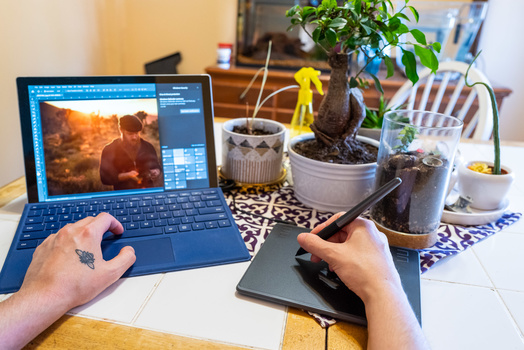 Fstoppers Reviews The Affordable Huion Hs64 Drawing Tablet Fstoppers