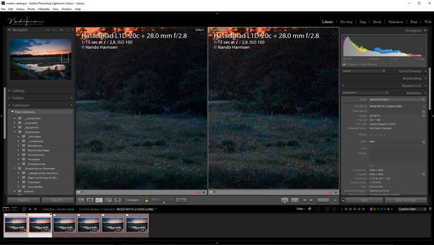 This is the result of merging only five images. If I would use ten images, the result would be even better.