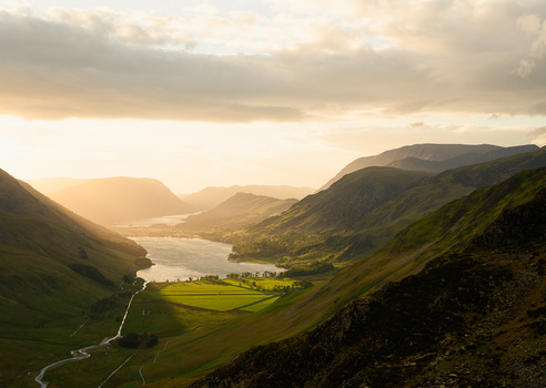 Buttermere Sunset, Lake District, UK Buttermere Sunset, Lake District, UK