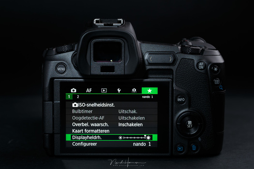The My Menu tab of a Canon camera, where you can gather a collection of menu functions for easy access. Canon offers the possibility to make multiple My Menu tabs.