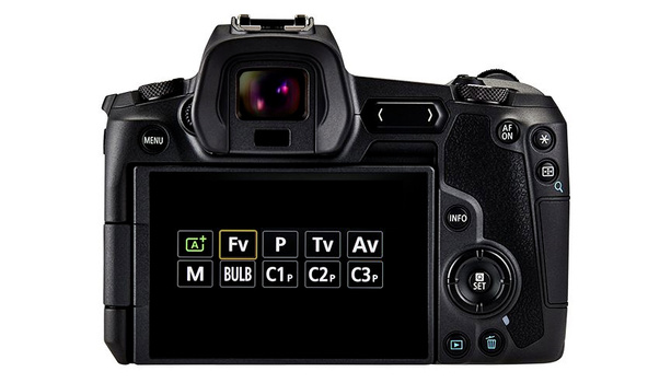 Canon EOS R Fv mode Canon EOS R Fv mode