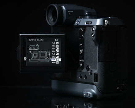 Also the Fujifilm GFX100 is able to assign custom functions to buttons. I have learned how to change the settings, if needed. This way I am prepared.