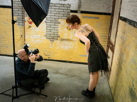 Shooting with primes during a model shoot. Changing the distance will change how large or small the model will be in the frame, but it is not the same as changing focal length to manipulate the size of the model.