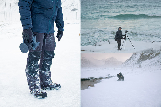 Shooting at Lofoten in harsh winter situations. It was fun, it was amazing, and I loved using the Fujifilm GFX100. Still, I found a lot of things that could be improved, I think. (photos made by Annette)