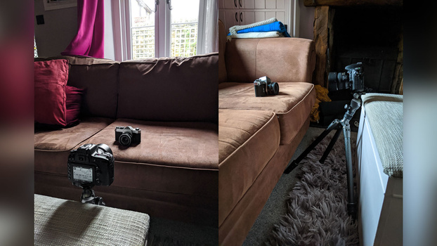 Set up your scene Set up your photoshoot scene