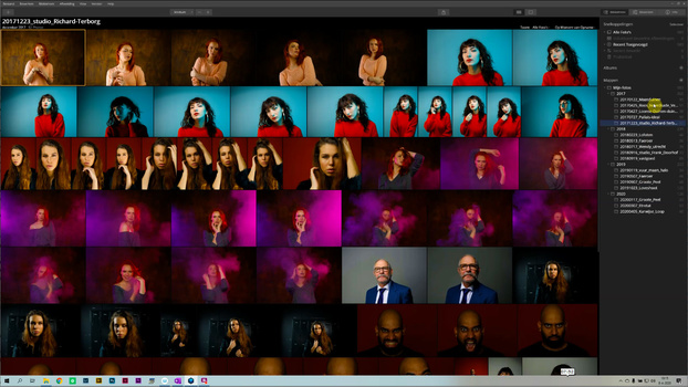 The library function of Luminar is very limited. But it does read the folder structure on your hard disk, which is very handy.