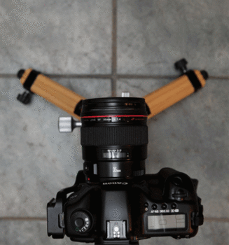 By rotating over the nodal point, the lens doesn't change its position relative to the subject. Now it is the sensor that is rotating.