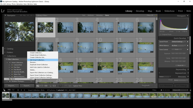 Screenshot showing a second rule being added in Lightroom Screenshot showing a second rule being added