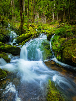 With shutter speeds that are very long, these streams will loose all details. You don't need an extreme dark neutral density filter in these situations.