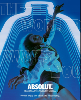 One of the dancers I photographed for the campaign Woman, medium shot, blue, Absolut Changemakers