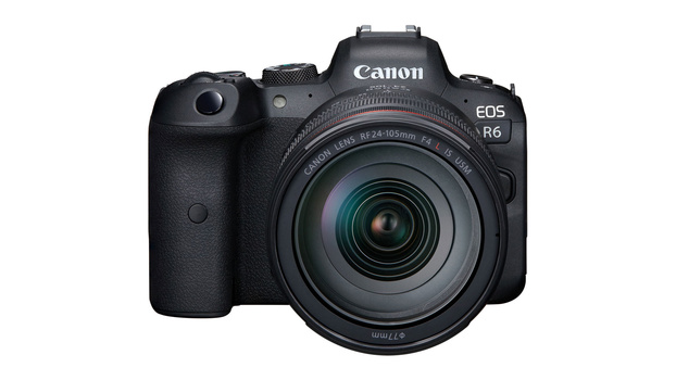 Canon EOS R6 body with lens shot Canon EOS R6 body with lens