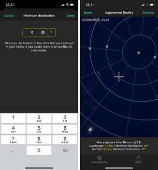 The best thing about Photopills is the ability to take declination into account. You can manually fill out the declination, or you can use the augmented reality.