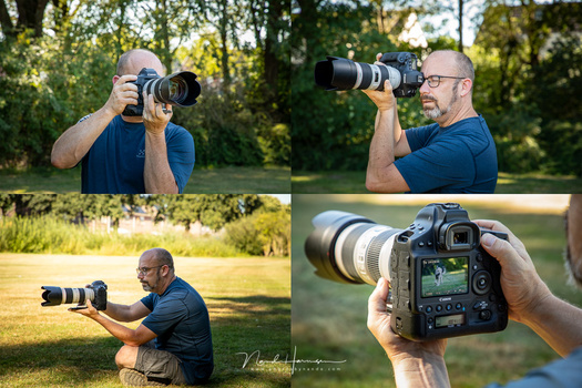 Shooting with the Canon EOS 1Dx mark III is fun. In mirrorless function it is less convenient due to the weight.