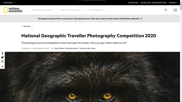 National Geographic Traveller Competition National Geographic Traveller Competition screenshot
