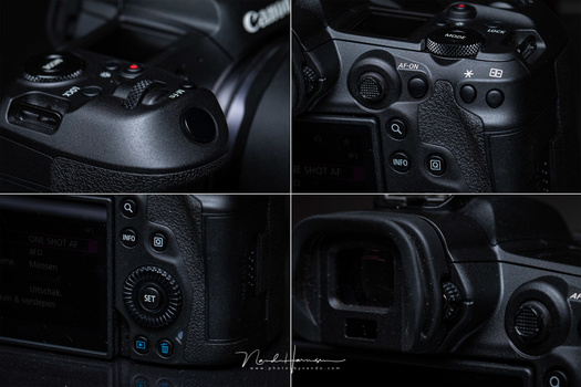 The layout is much like the Canon EOS 5D mark IV. There is no touch-bar anymore, which is a good thing