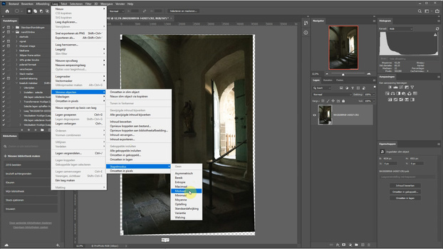 Stack the layers in the smart object with the option median. This way all noise will be eliminated
