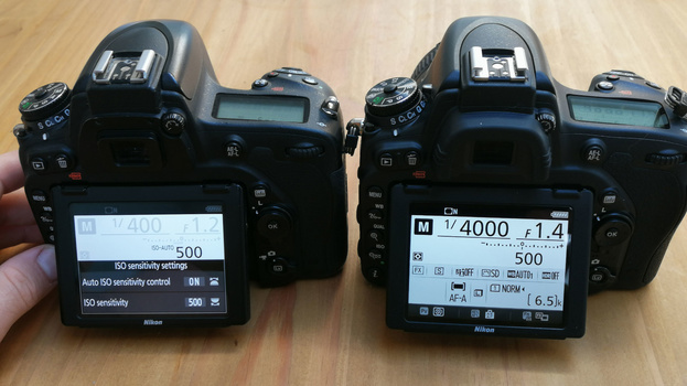Synchronize camera settings before you shoot Synchronize camera settings