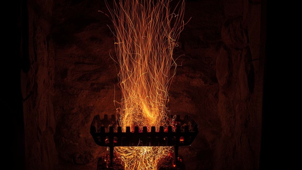Fire long exposure Long exposure of fire