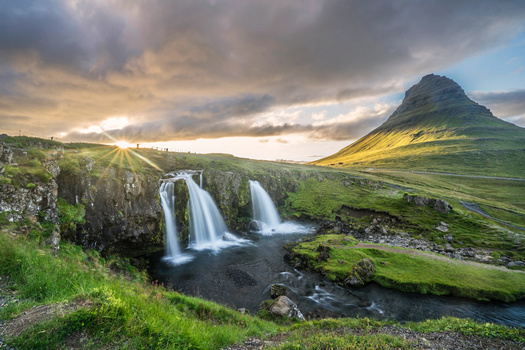 Luke Vodell, Kirkjufellsfoss, Iceland Luke Vodell, Kirkjufellsfoss, Iceland
