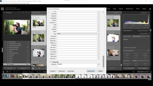 Keywording photographs Keywording photographs in lightroom