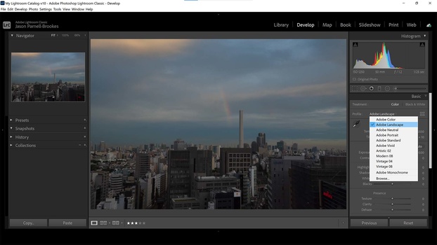 Change image profile Change the image profile
