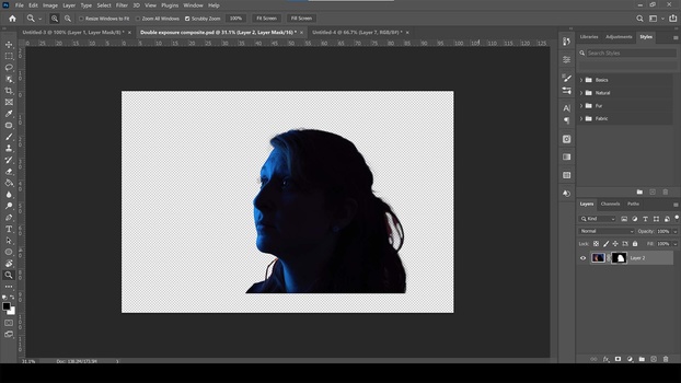 Add a subject mask Using select subject to make a mask