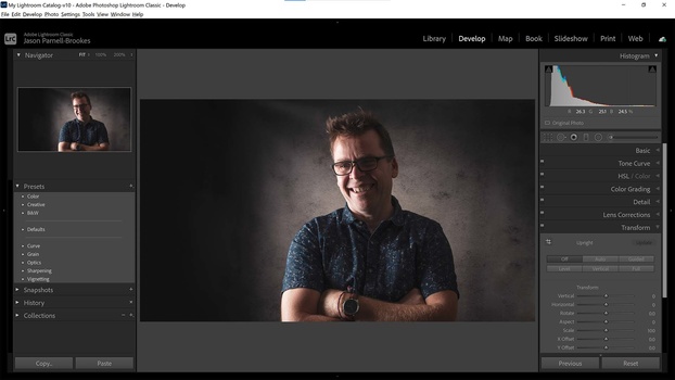 Hide filmstrip Hide filmstrip in Lightroom