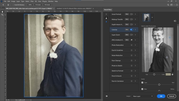 Add drop pins Add drop pins in the colorization filter