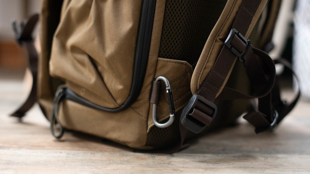 Tassle for carabiner Tassle for carabiner on backpack
