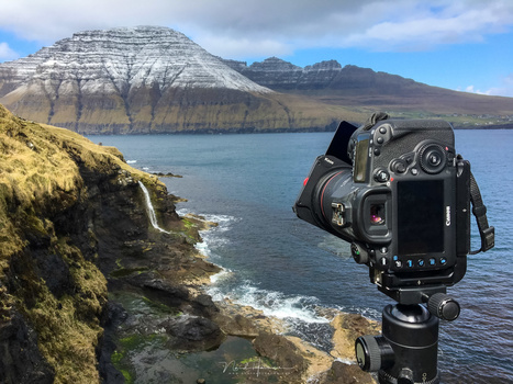 Photographing at the Faroe Islands. I use six pillars for my landscape photography, which forces me to look at the landscape in a very different way.