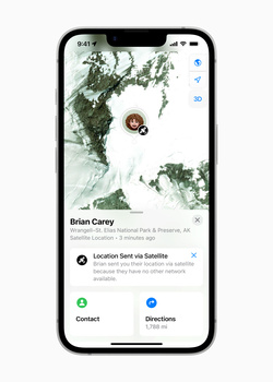 Screenshot of a location-based social app showing a satellite map with a user profile card for Brian Carey.