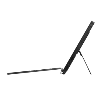 Illustration of a studio light stand with angled reflector arm and tripod legs.
