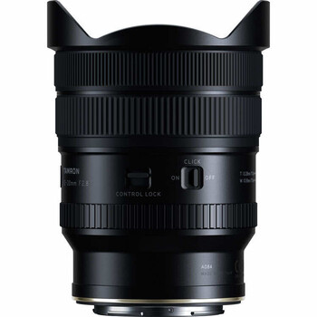 Tamron SP 15-30mm f/2.8 Di VC USD ultra-wide zoom lens with hood