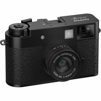 Lomography Fisheye One camera with black textured body and fixed wide-angle lens