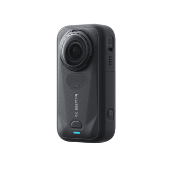 Insta360 One X2 action camera displayed against white background