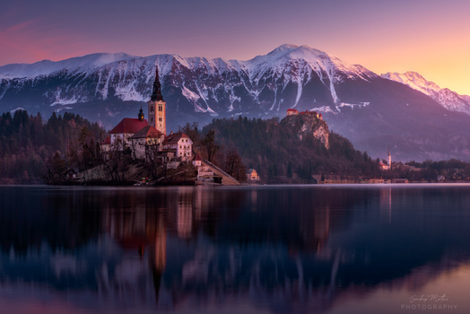 Image "Mystical Lake Bled" by SANDEEP MATHUR