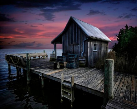 Image "Fisherman's Shack" by B D Scott