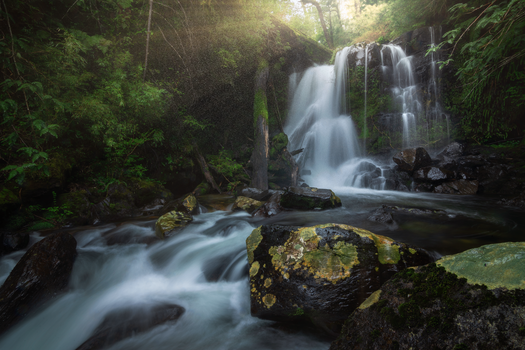 Image "Hidden falls" by Francisco Mendez