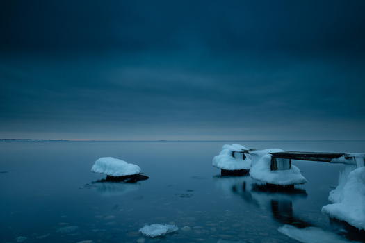 View Winter at Torö by Johan Werner