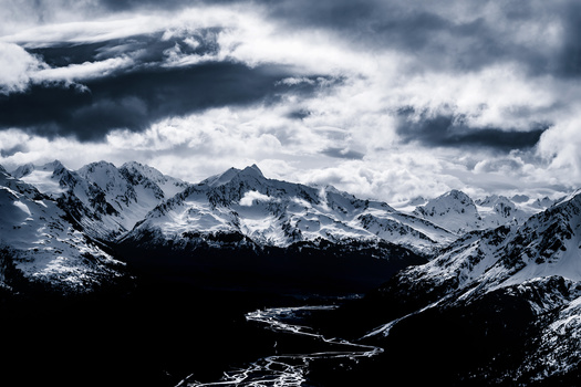Image "Harding Ice Field Flyover" by Brian Deal