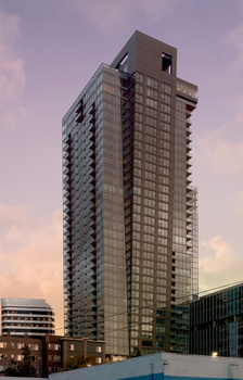 Image "Kinects Tower at sunset (Seattle, WA)" by Matt Fortier