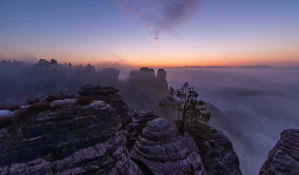 Image "Bastei view on the "little goose"" by Thorsten Wege